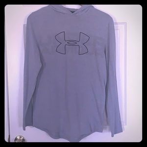 NEW!! UA Loose Long Sleeve Hooded Shirt